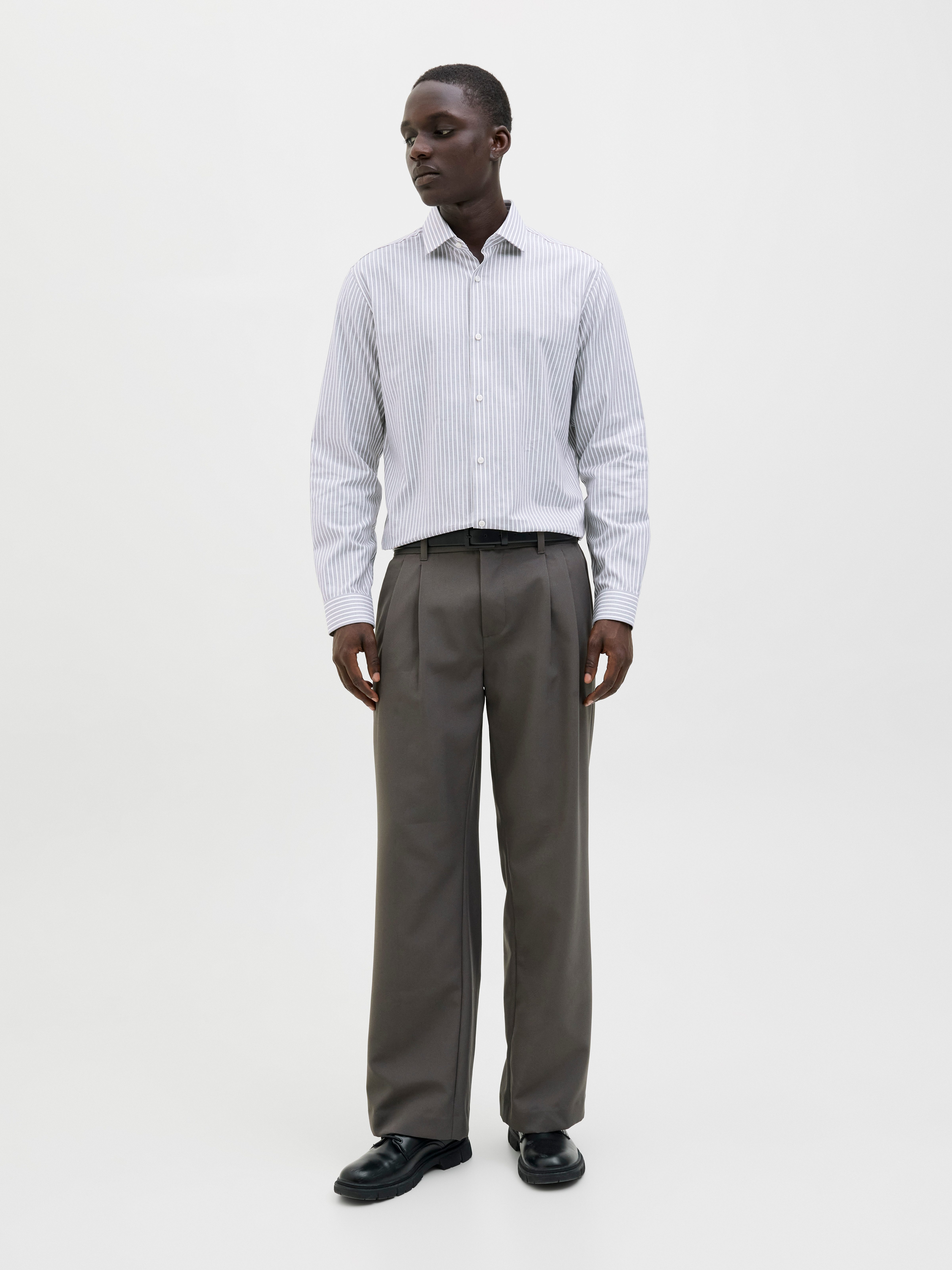 Jack & Jones Langarmhemd JPRBLAPARKER Slim Fit Hemd, atmungsaktiv, ideal für den Alltag Baumwolle, slim fit