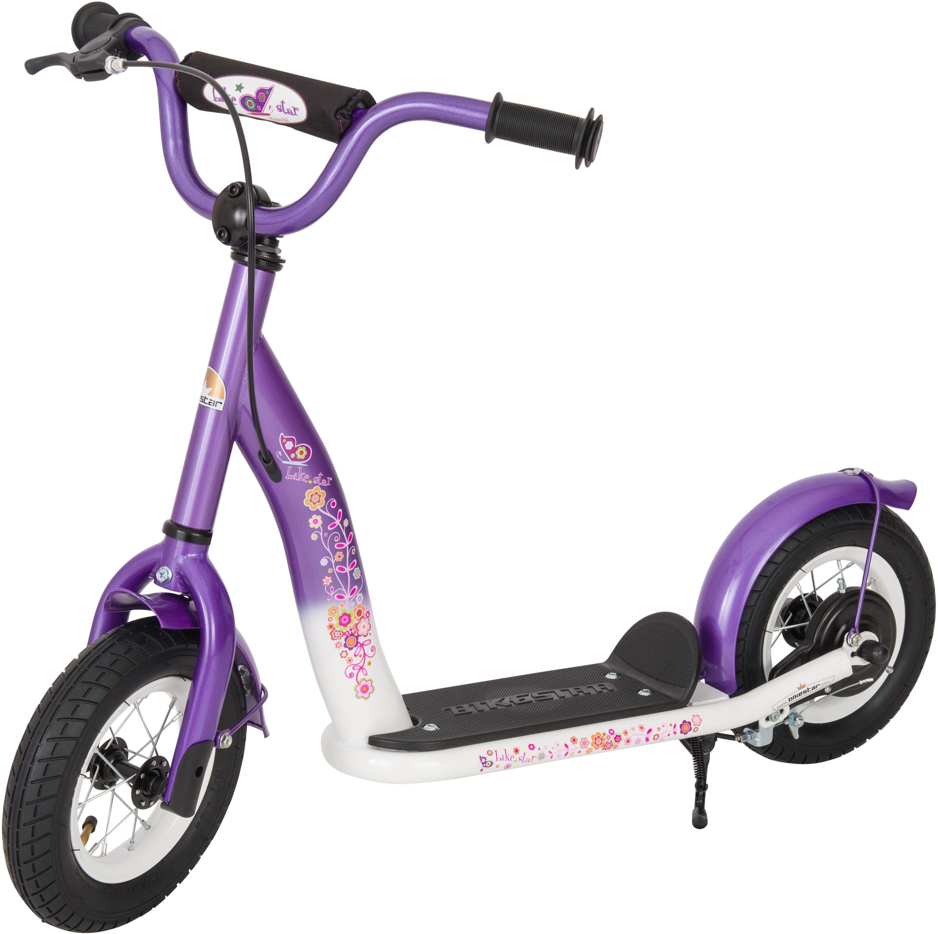 violett/weiß Star-Scooter Scooter Bikestar