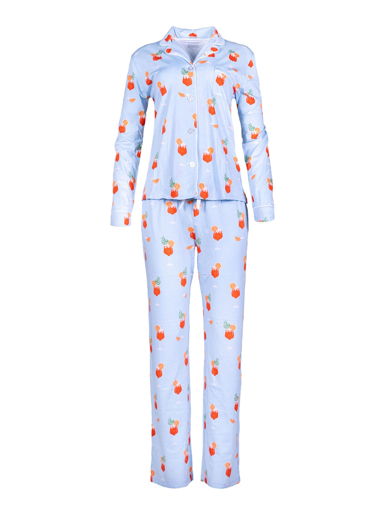PJ Salvage Pyjama Playful Prints (2 tlg) schlafanzug schlafmode bequem