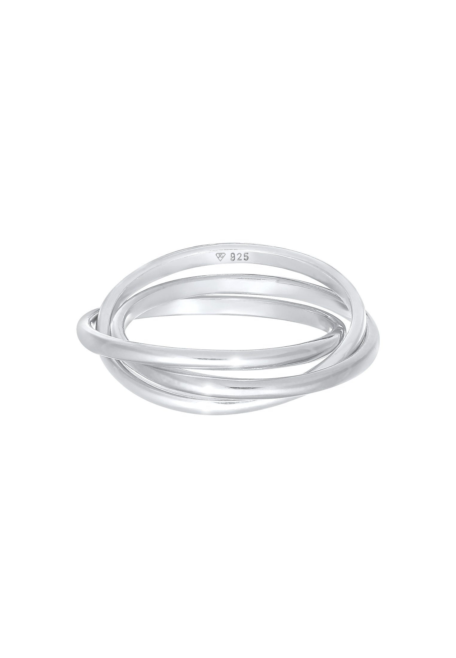 Elli Trini 925 Trio Fingerring Silber Basic Wickelring