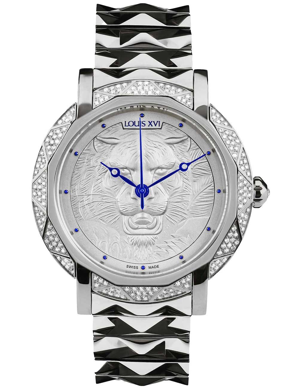 LOUIS XVI Quarzuhr Louis XVI LVXI3920 Herrenuhr Le Lion Silver 43mm 10ATM Louis XVI LVXI3920 Herrenuhr Le Lion Silver 43mm 10ATM