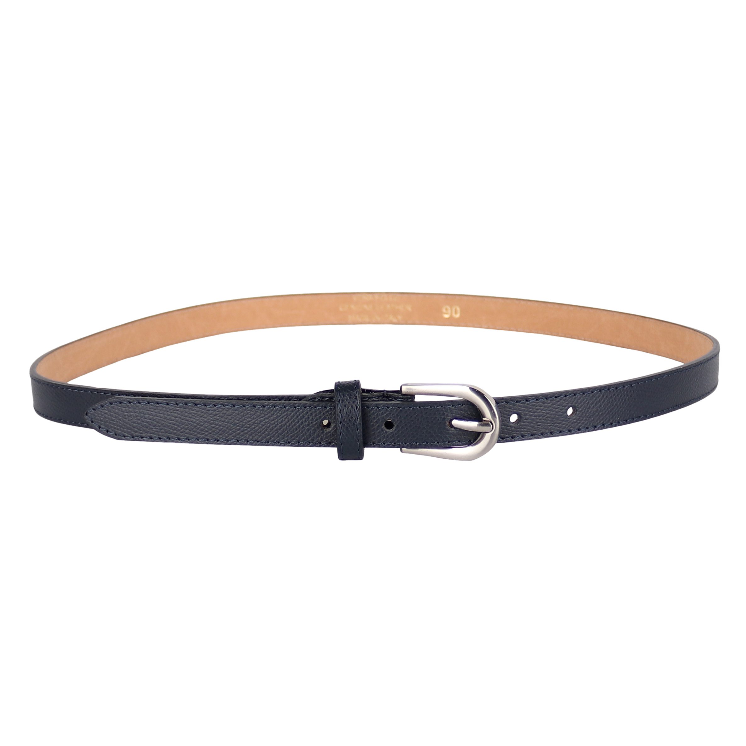 MIRROSI Ledergürtel Damen Gürtel Echtleder, Made in Italy, 18mm breit (Passt fast zu jeder Hosenschlaufe) aus Echtem Leder