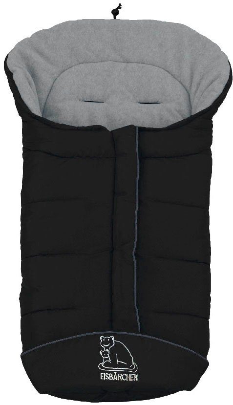 Heitmann Felle Fußsack Eisbärchen - Winterfußsack Copy Fleece, mit Fleecefutter, Mumienform möglich, für Kinderwagen, waschbar