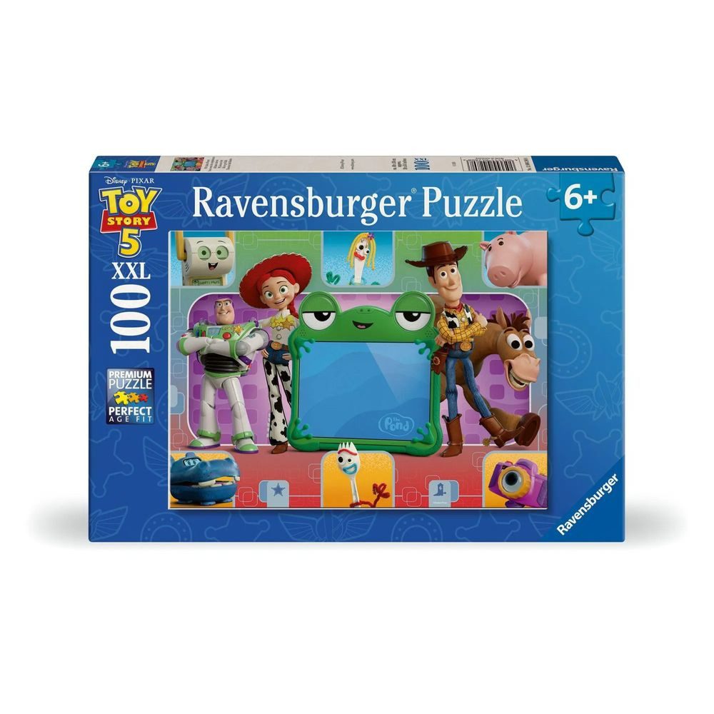 Ravensburger Puzzle Kinderpuzzle 100 XXL Teile - Disney / Pixar Toy Story - Toy Story 5, Puzzleteile