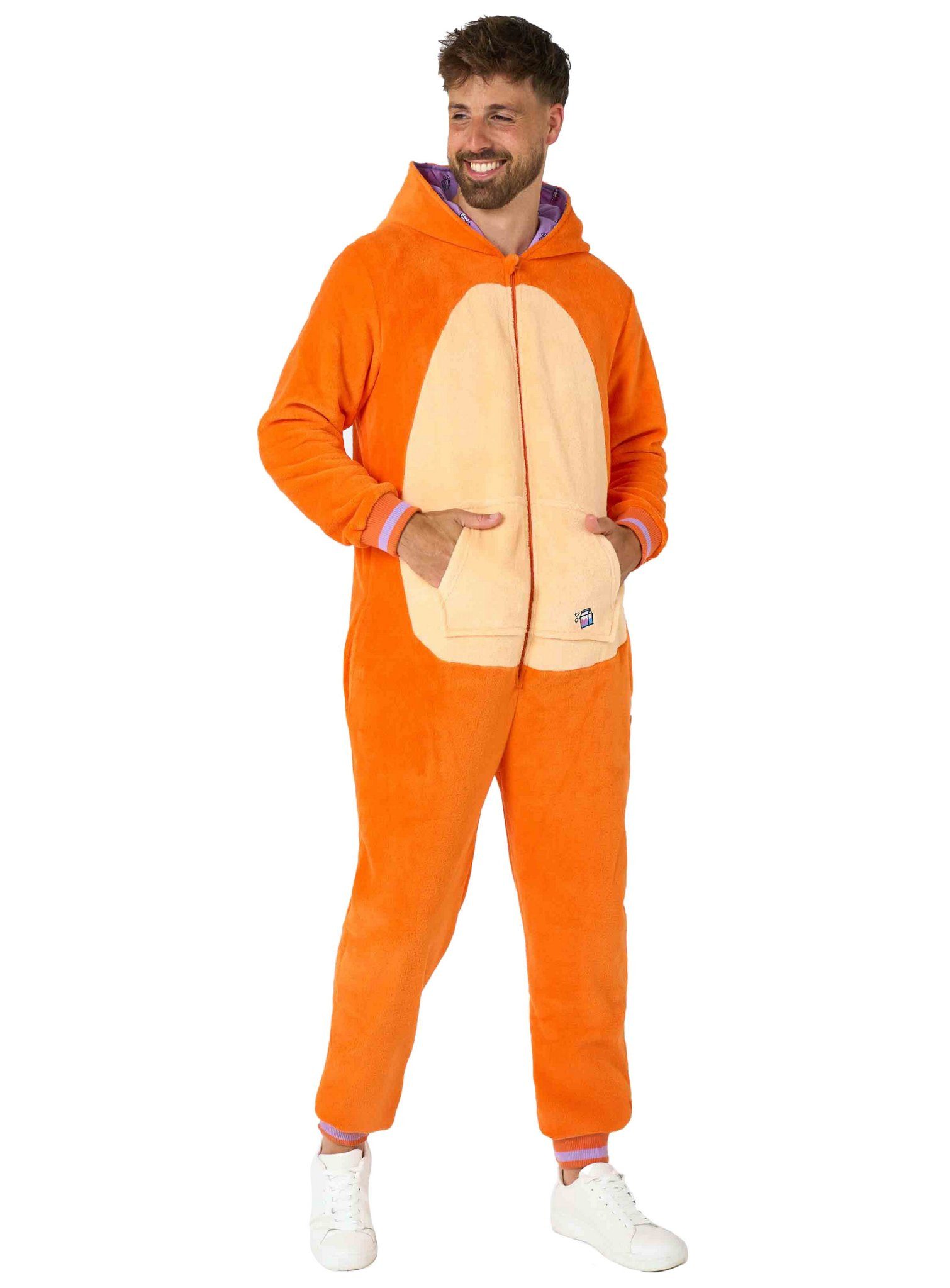 Opposuits Kostüm Rote Katze Onesie, Der Overall beweist: jedes Tier eignet sich zum Kuscheln!