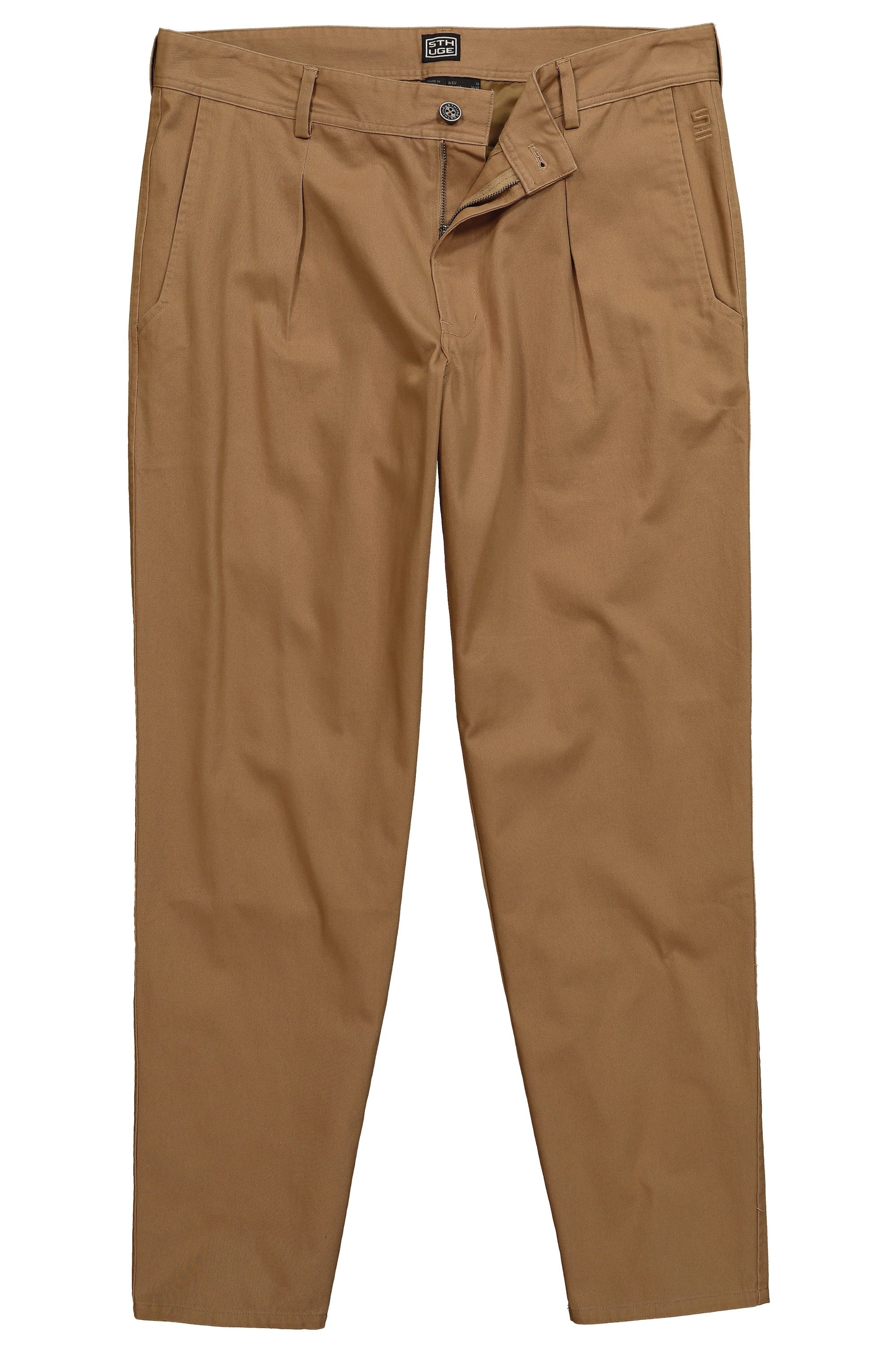 STHUGE Chinohose STHUGE Bundfaltenhose Tapered Loose günstig online kaufen