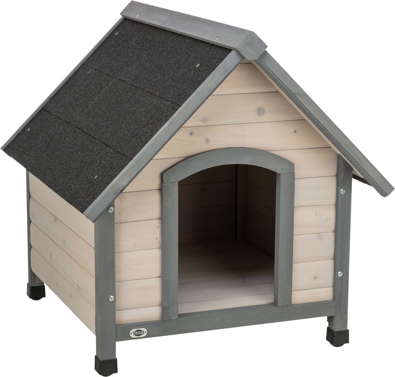 TRIXIE Hundehütte Hundehütte Cottage - grau - 71 × 77 × 76 cm