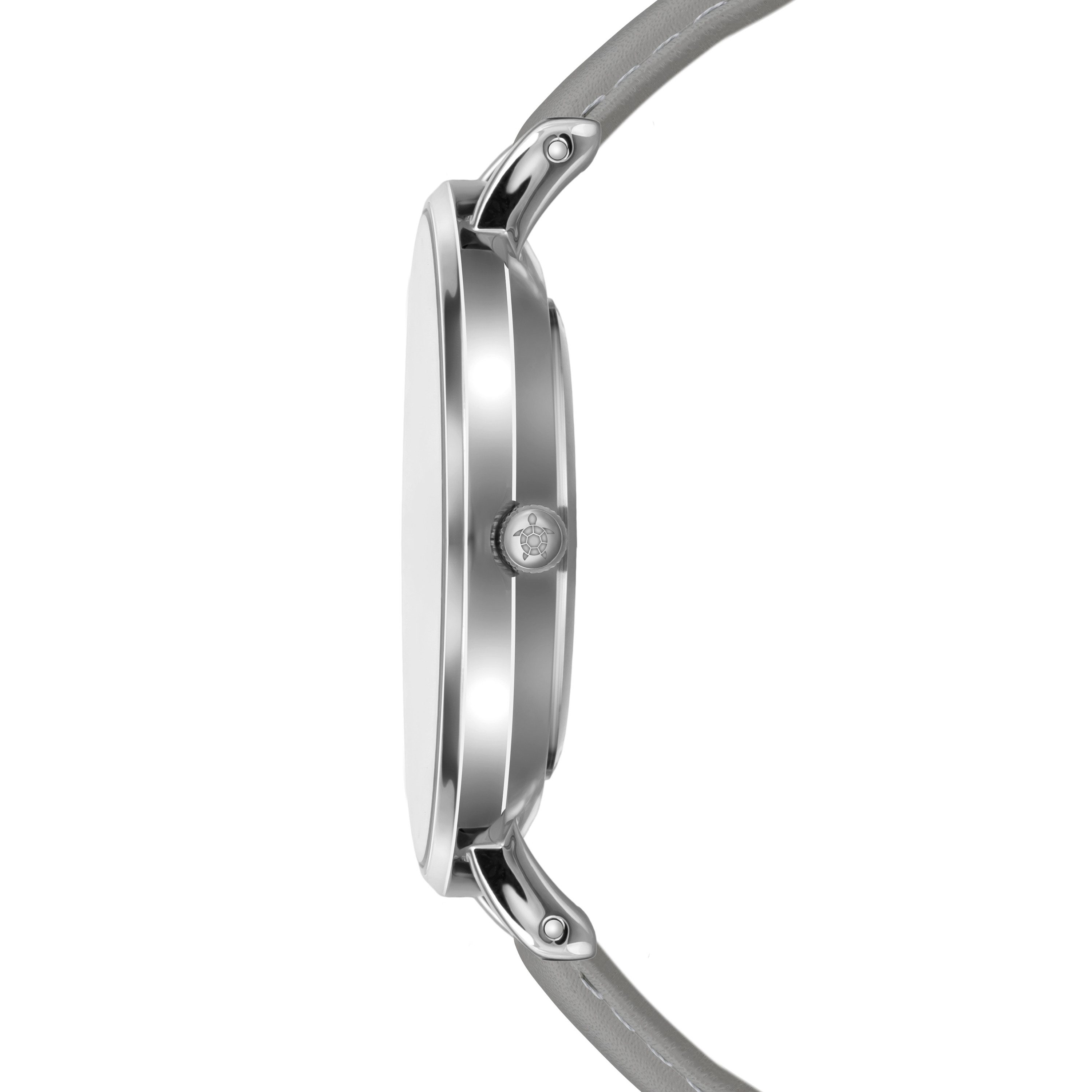 AMELIA PARKER Quarzuhr AA5-S058S Pure Grey Leather