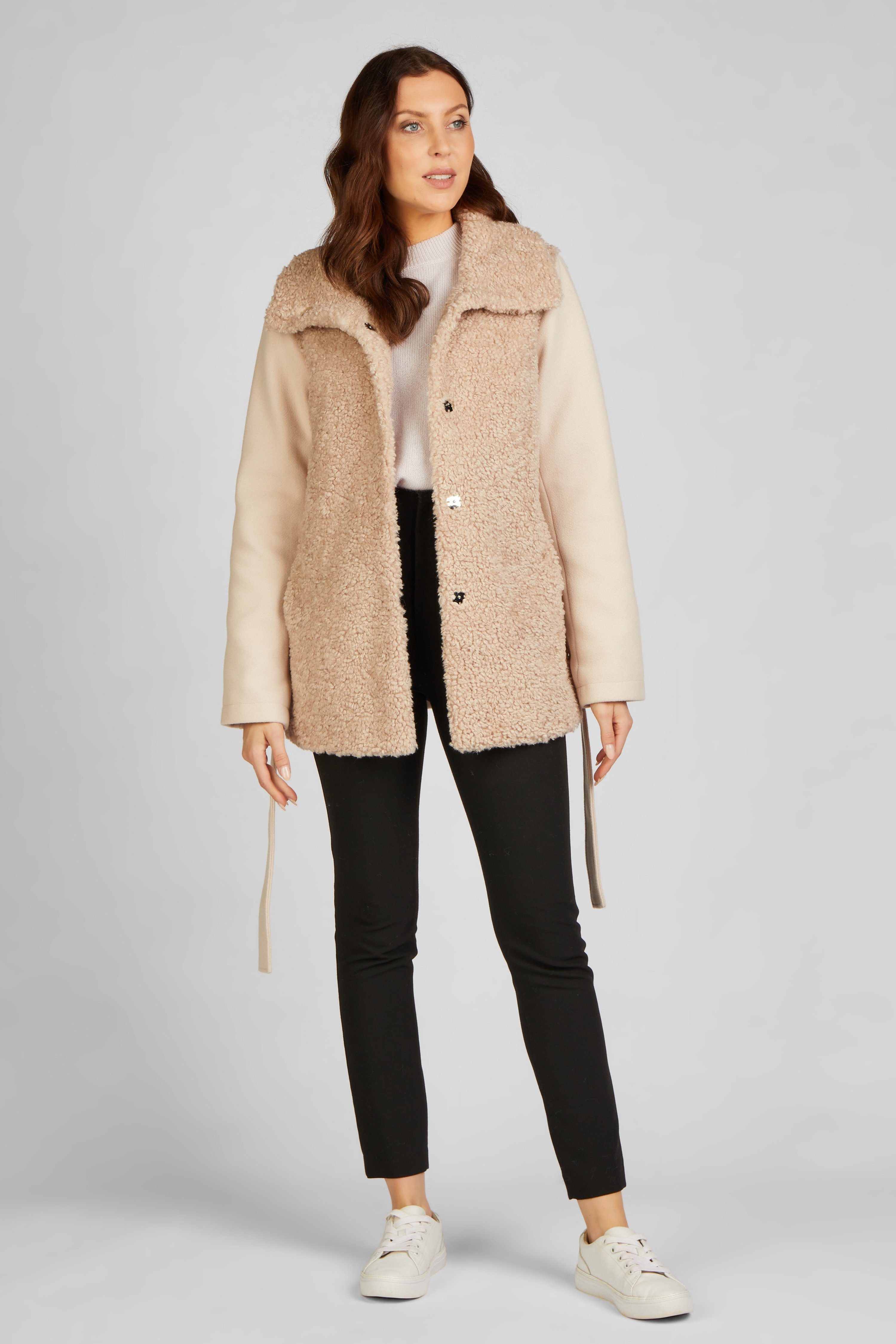 FUNK since 1776 Fellimitatjacke Jacke im Curlylamm-Look günstig online kaufen