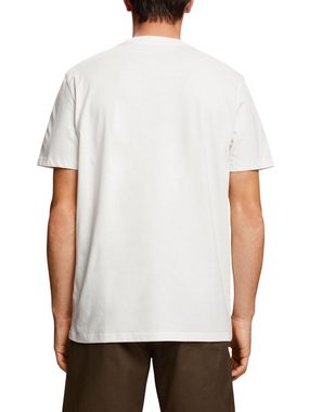 Esprit T-Shirt Jersey-T-Shirt mit Print (1-tlg)