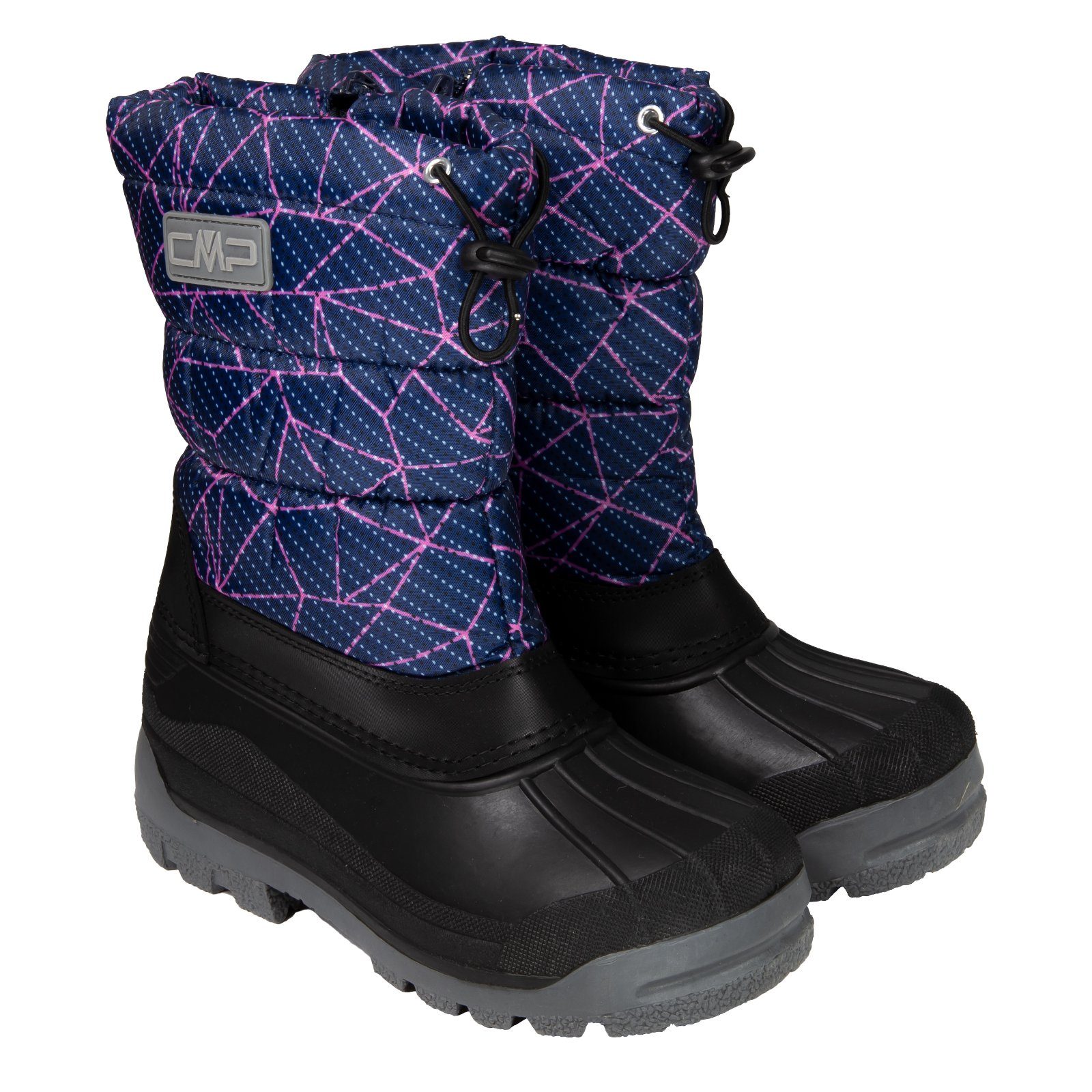 CMP Sneewy Kids Winterstiefel mit Kordelzug und Stopper 37NM b.blue / fucsia