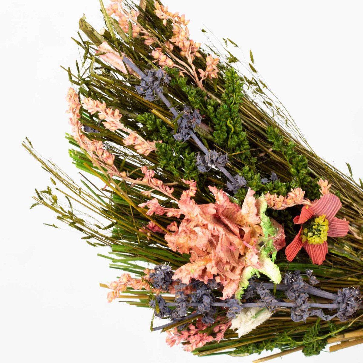 Trockenblume Trockenblumenkranz GALENO auf Ring, rosa-lila, 36,5 cm, Ø30 cm, artplants, Höhe 36.5 cm