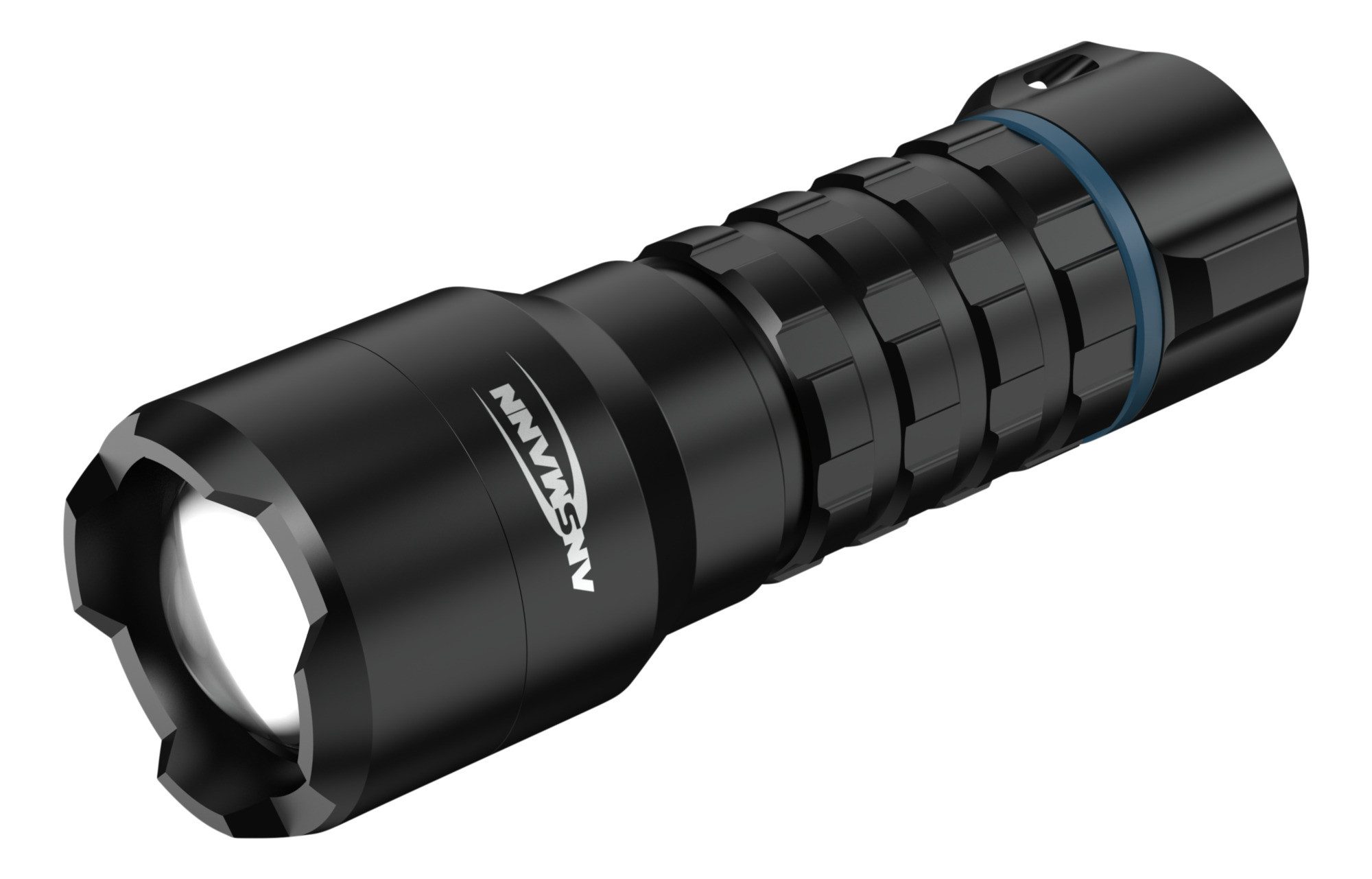 ANSMANN AG LED Taschenlampe Survival Taschenlampe 450 Lumen wiederaufladbar, für camping wandern