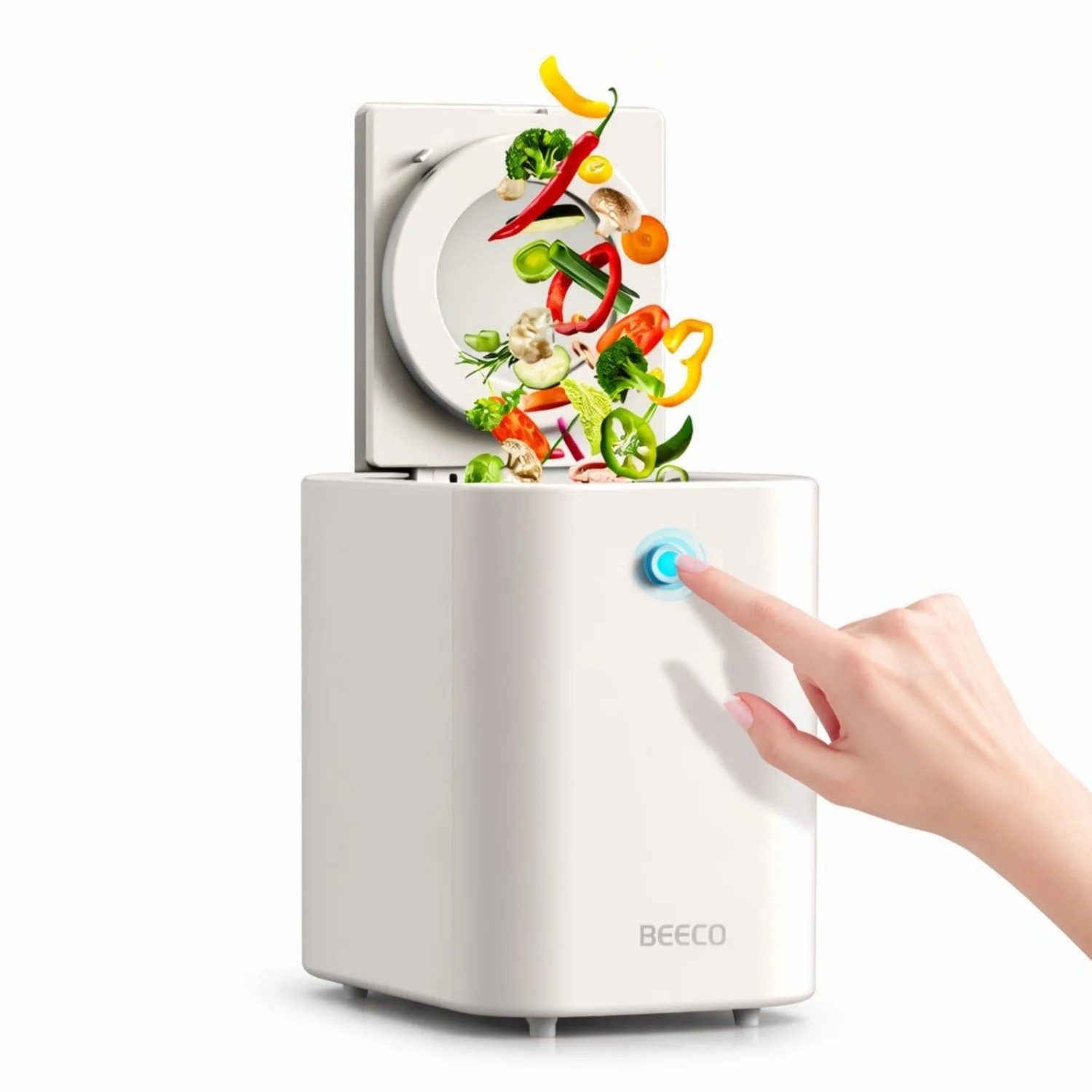 BEECO Komposter HQD-260C, 6 Betriebsmodi, Aktivkohlefilter, automatisches Reinigungsprogramm
