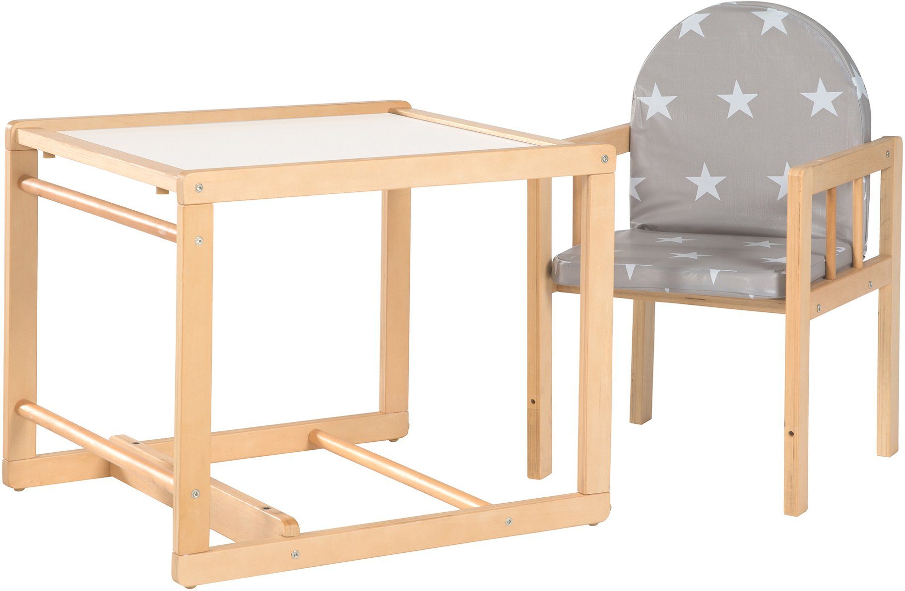 roba® Kombihochstuhl Little Stars, zur Kindersitzgarnitur umbaubar – Bild 2 von 3