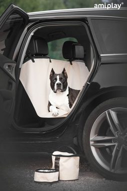 amiplay Hunde-Autositz amiTravel, Beschichtetes Polyestergewebe, Hundeautomatte/Haustierautomatte AMITRAVEL