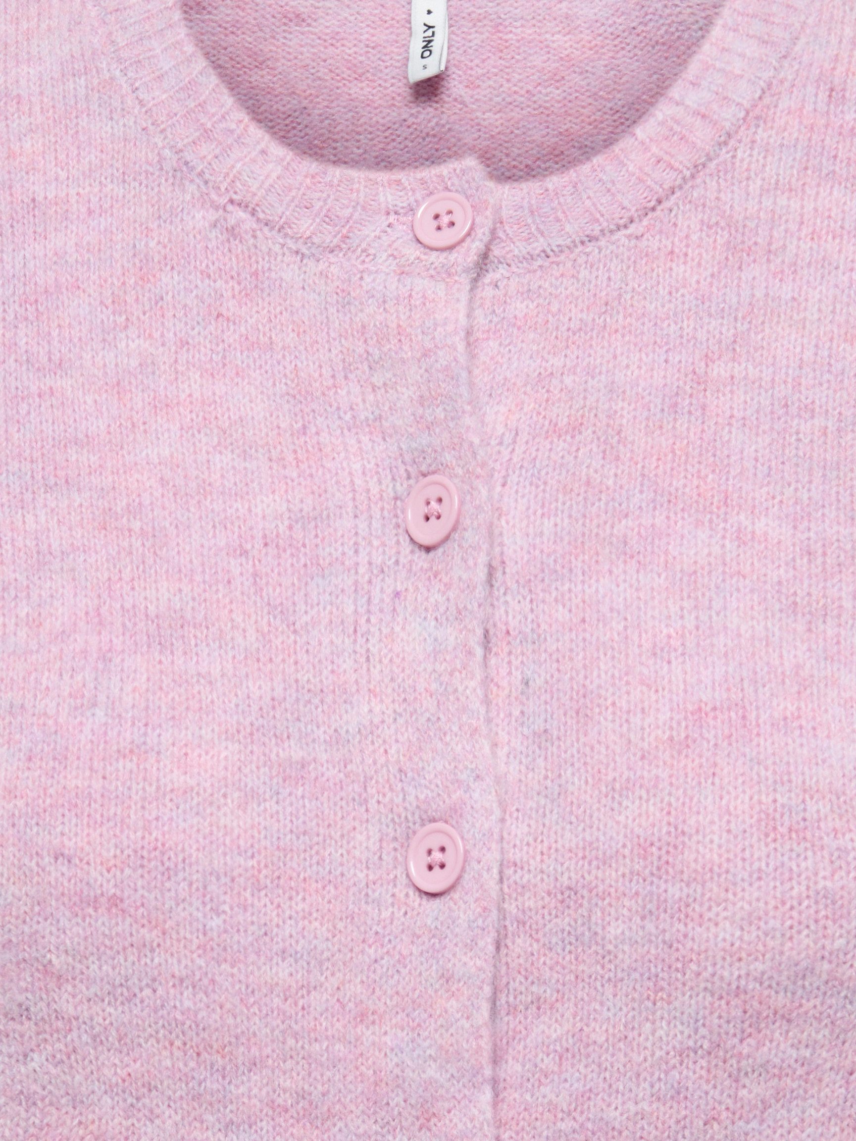 ONLY Strickjacke ONLOLIVIA LS O-NECK CARDIGAN CC KNT Materialmix, regular fit