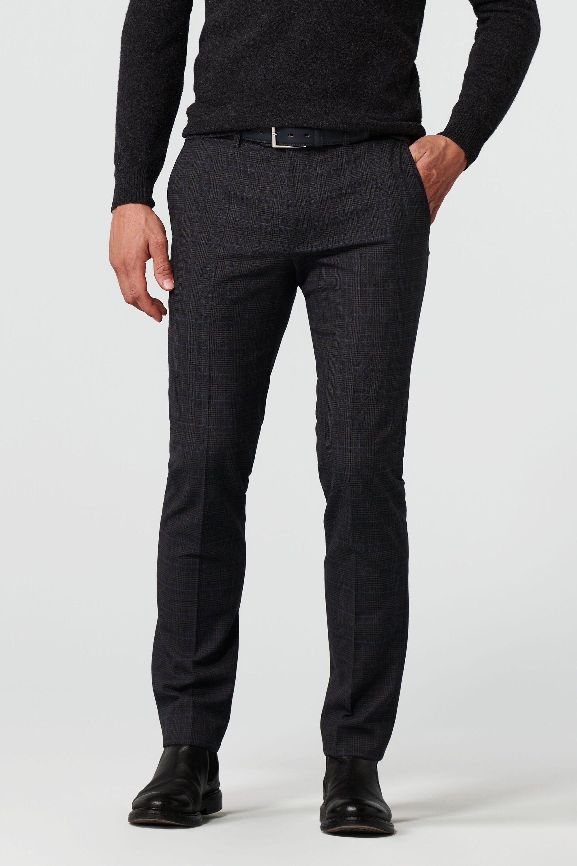 MEYER Chinohose Bonn (1-tlg) mit Ziersteppung und Knopf günstig online kaufen