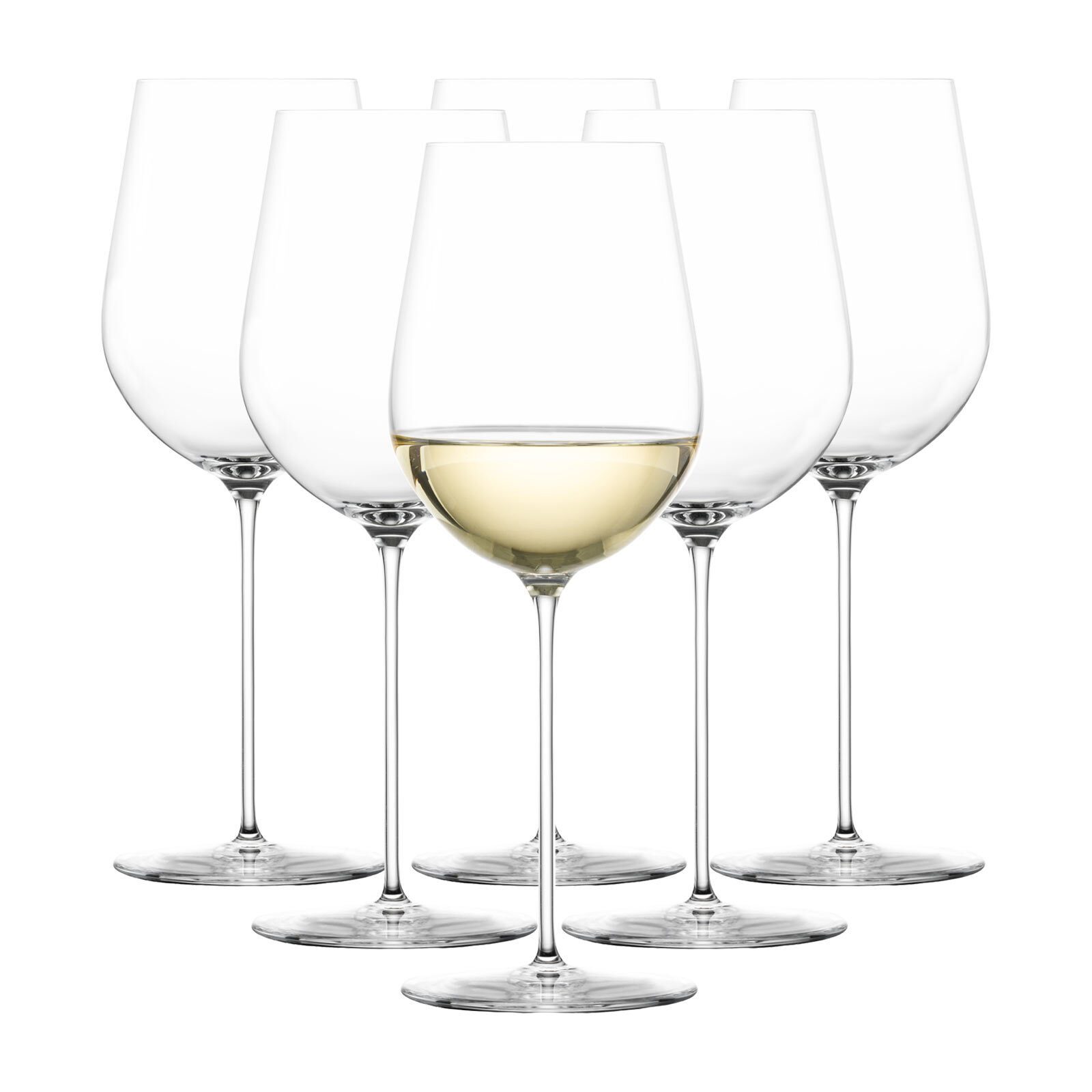 Zwiesel Glas Weißweinglas VUELO Weißweingläser 517 ml 6er Set, 6-tlg., Glas
