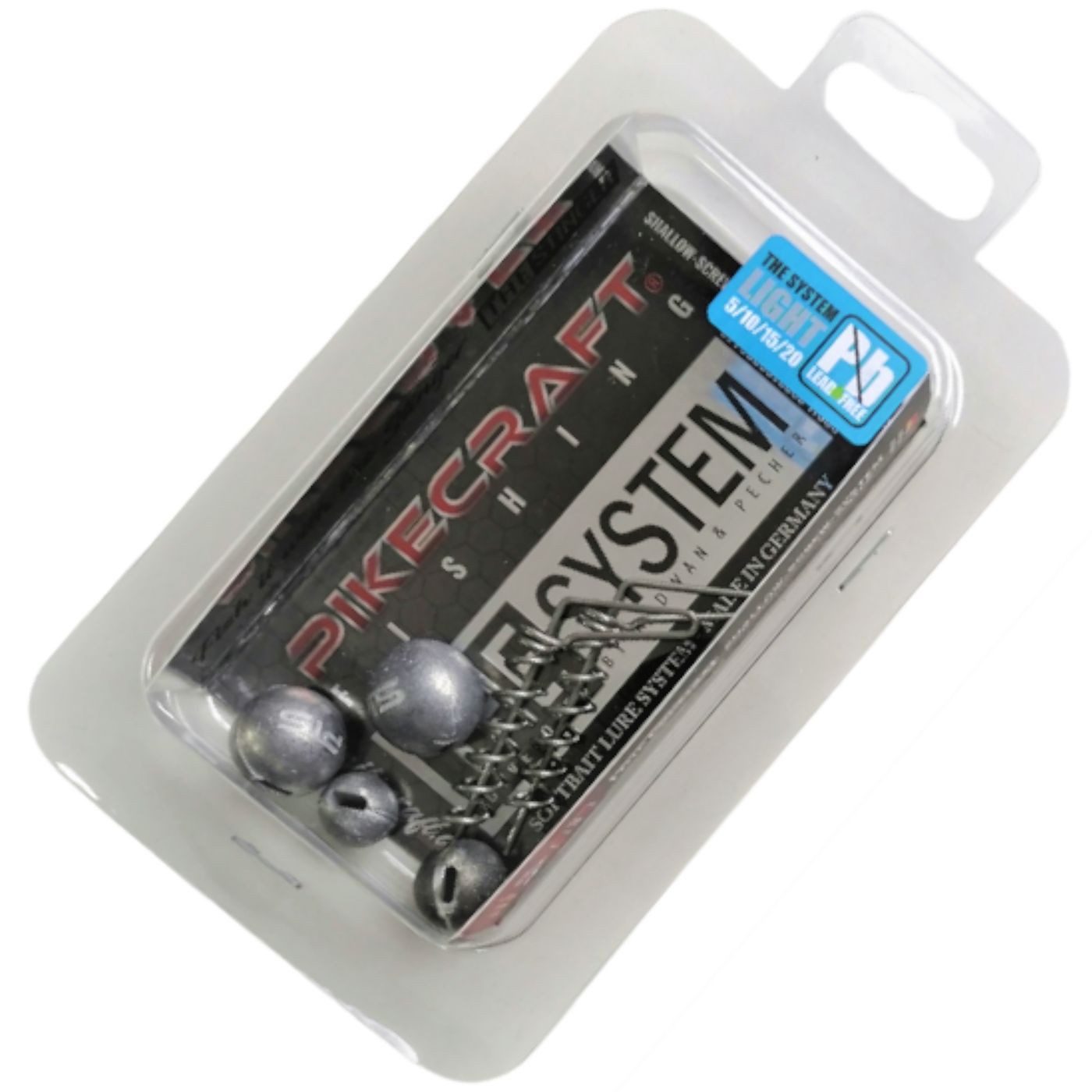 Pikecraft Kunstköder Pikecraft The System Light ECO Lead Free - 2 Schrauben + 4 Gewichte