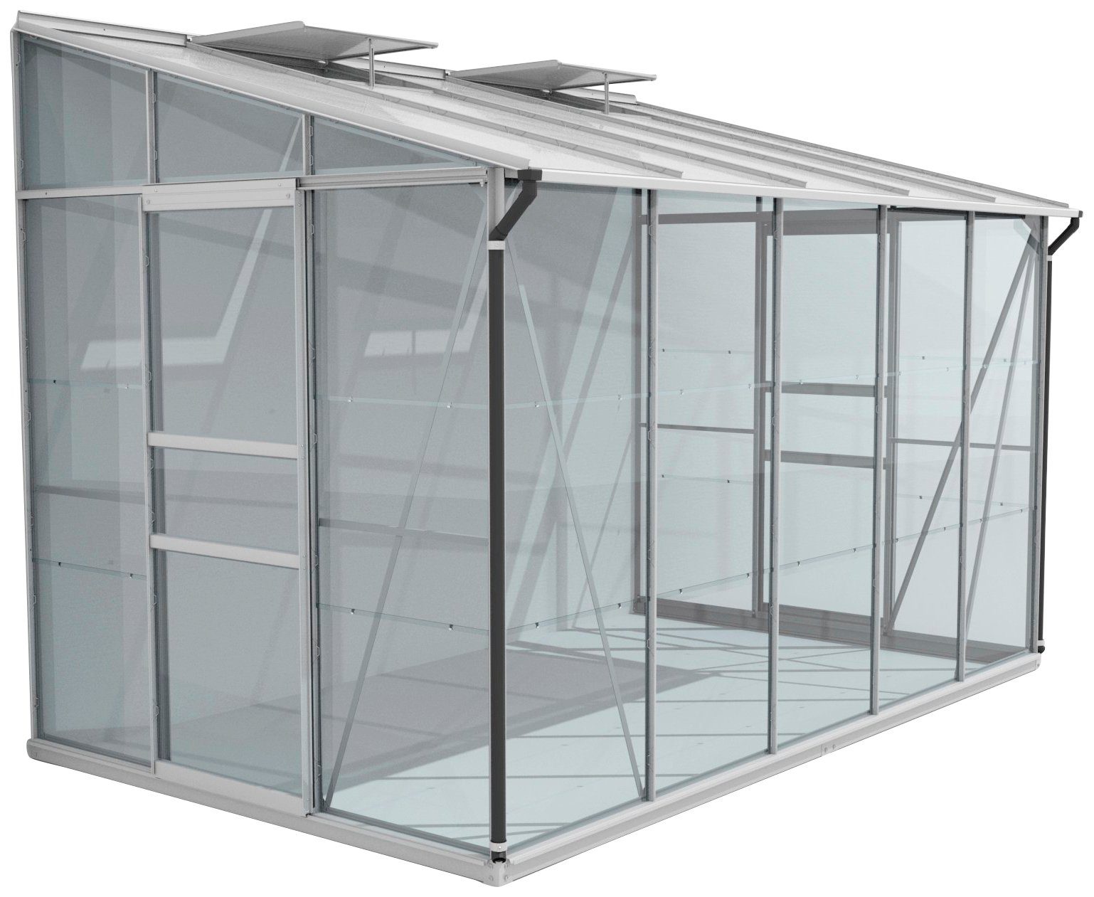 Vitavia Anlehngewächshaus Osiris 6500, BxTxH: 190 günstig online kaufen