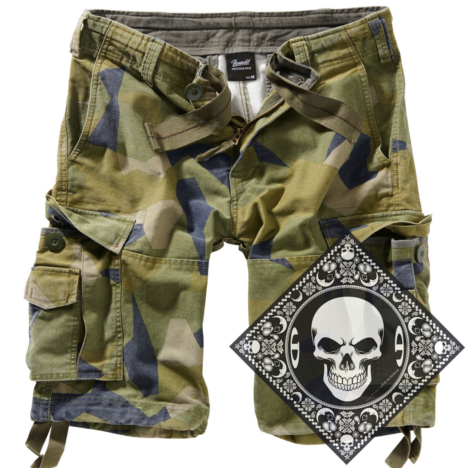 Brandit Cargoshorts Cargo Shorts Robuste kurze Hose schwere Qualität