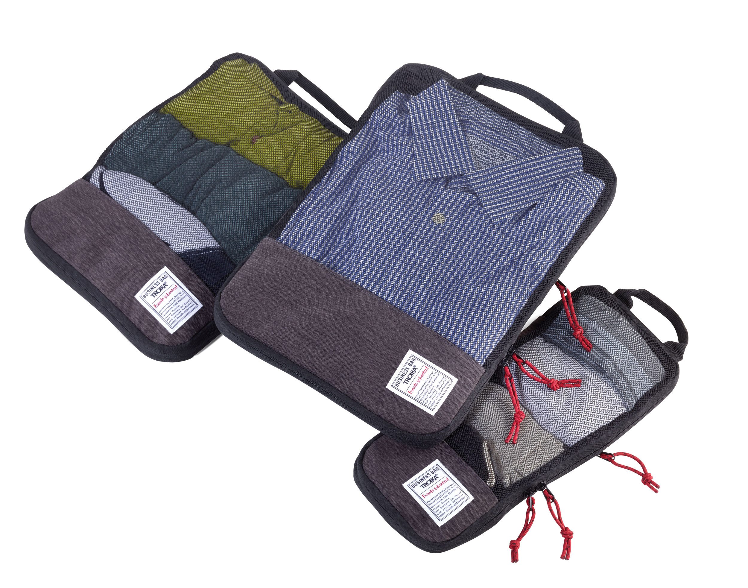 TROIKA Reisetasche BUSINESS PACKING CUBES