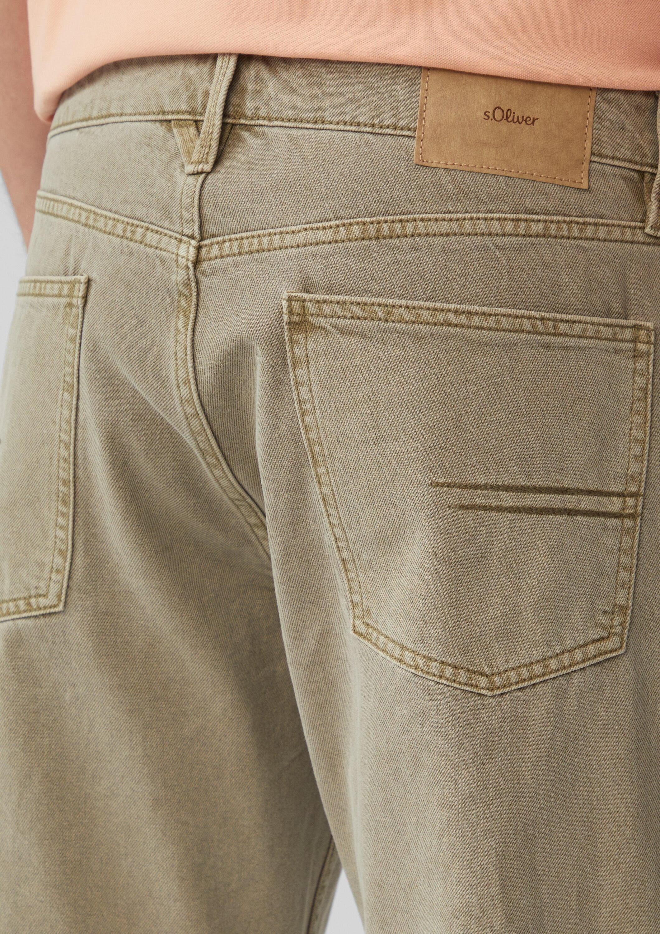 s.Oliver Jeansshorts Jeans-Hose Coloured Jeans-Bermuda / Regular Fit / Mid Rise