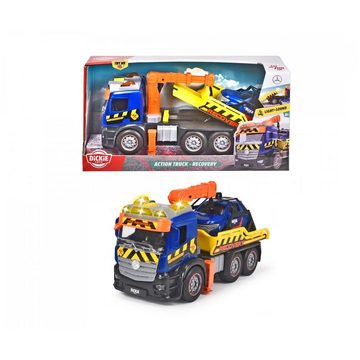 Dickie Toys Spielzeug-Abschlepper Action Truck Recovery, inkl. Auto, beweglicher Kran, Sound, Warnlicht