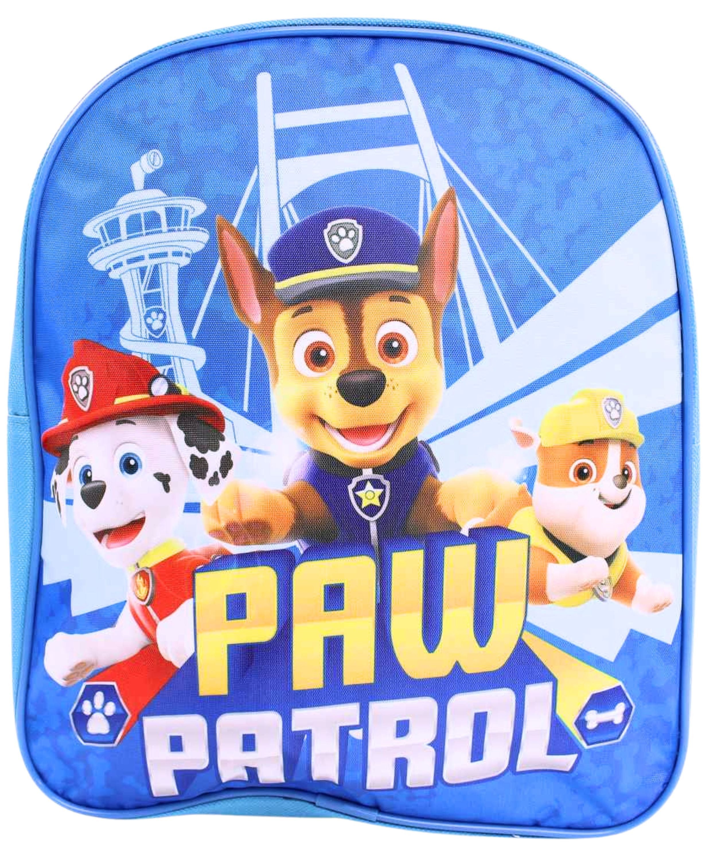 PAW PATROL Kindergartentasche Chase, Marshall, Rubble, Kinderrucksack 30 x 26 x 10 cm