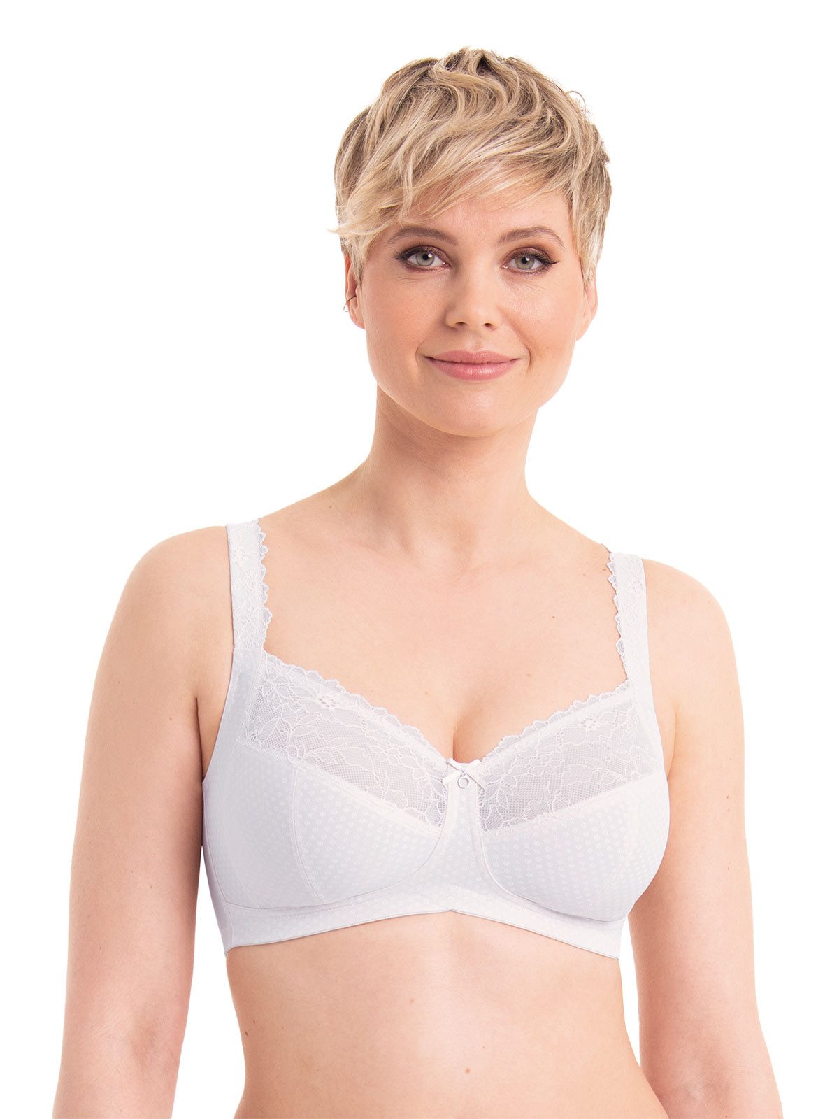 Rosa Faia Soft-BH Soft BH Eloise (Stück, 1-tlg) 3-teilige Schnittführung, Floral, Materialmix