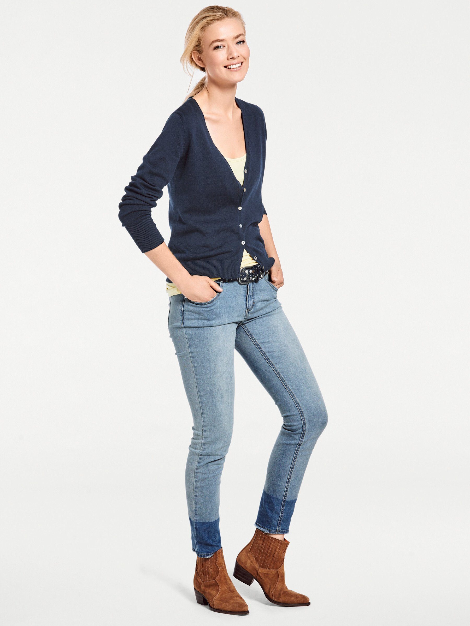 heine Strickjacke Feinstrickjacke . günstig online kaufen