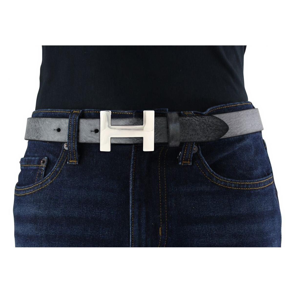 BELTINGER Ledergürtel Damen-Gürtel HERMINE aus weichem Vollrindleder Vintage-Look 3 cm, Led (1-St)