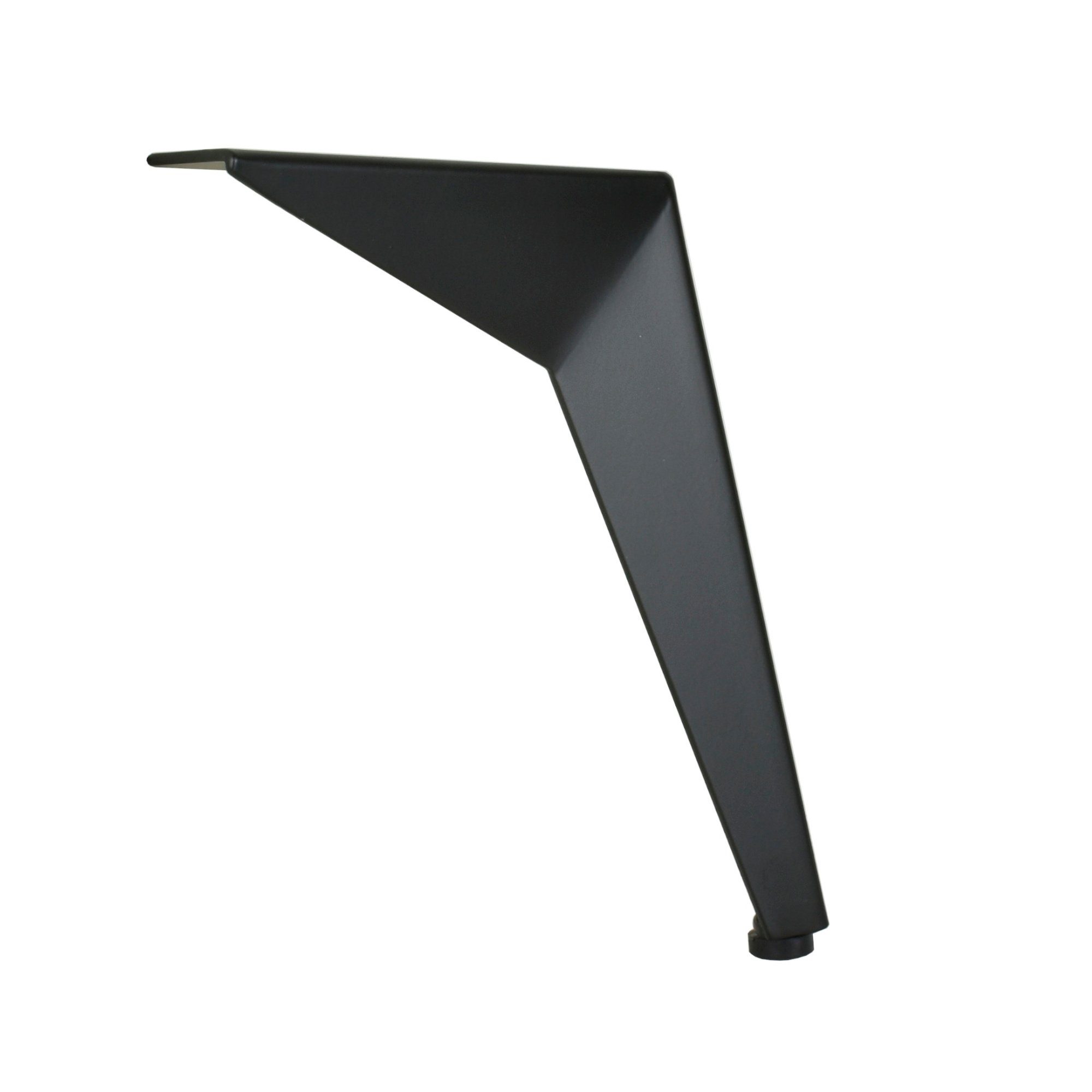 Prima-Online Möbelfuß Möbelfüße Möbelbeine Schrankfuß Sofafüße Füße Schwarz H: 19cm [1 St.]