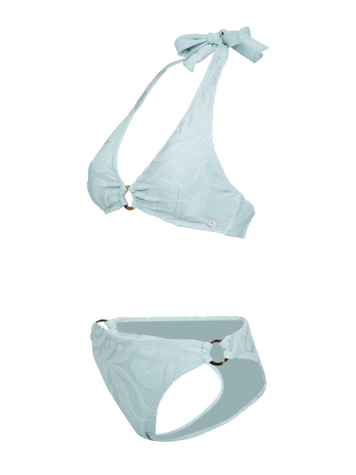 Brunotti Bügel-Bikini Hollymai-Jacquard Women Bikini AQUA GREY