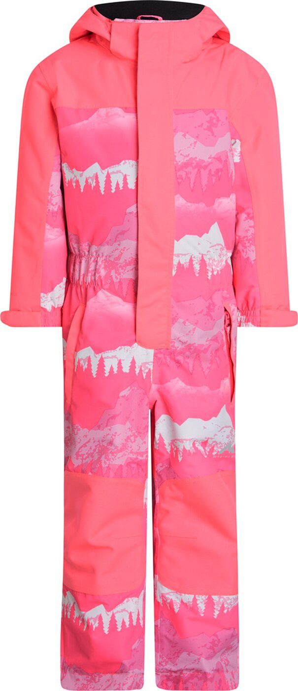 McKINLEY Schneeoverall KK.-Overall Tiger II kds PINK/AOP