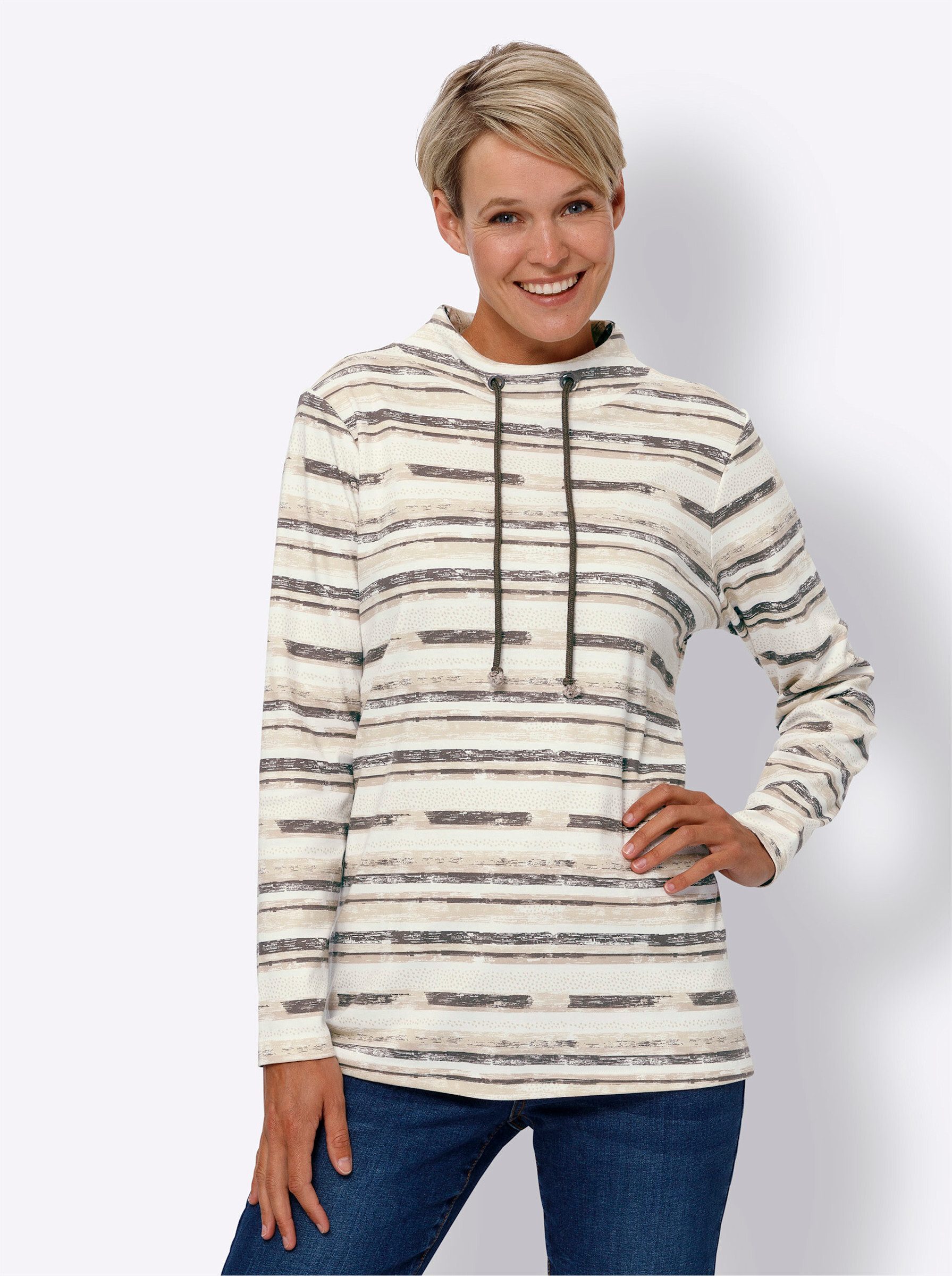 Sieh an! T-Shirt Langarmshirt . günstig online kaufen