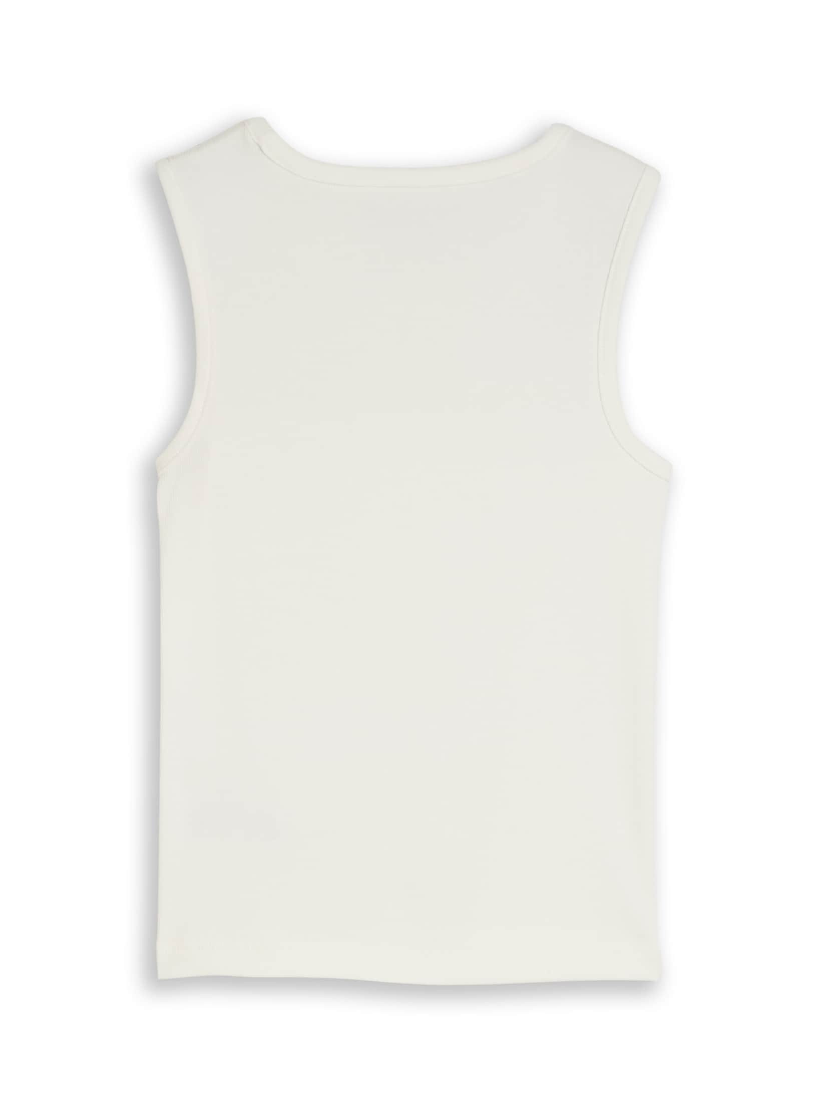 TOM TAILOR Tanktop T-Shirt Basic Ripp Top