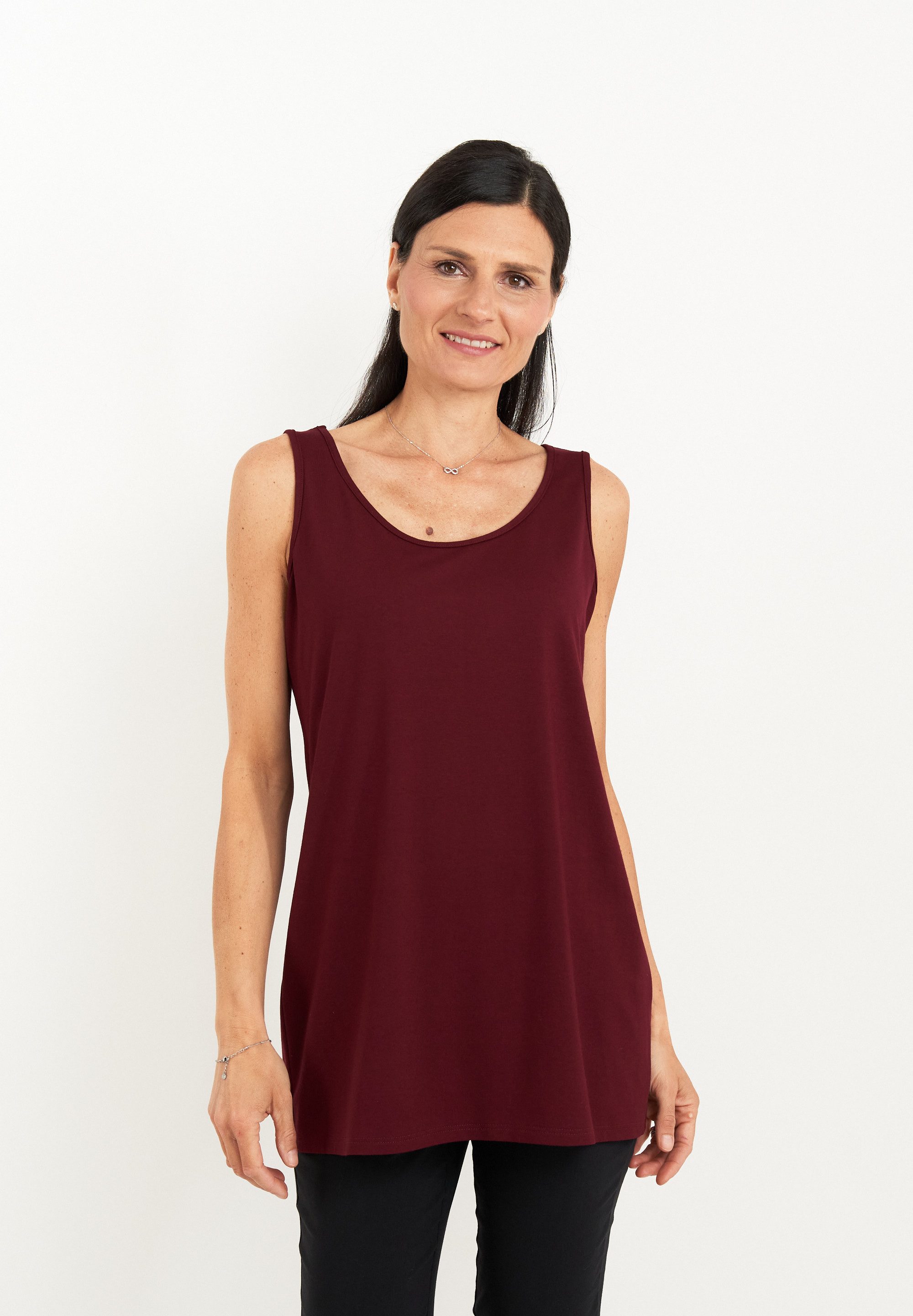 Seidel Moden Longtop mit Viskose und Stretch - MADE IN GERMANY