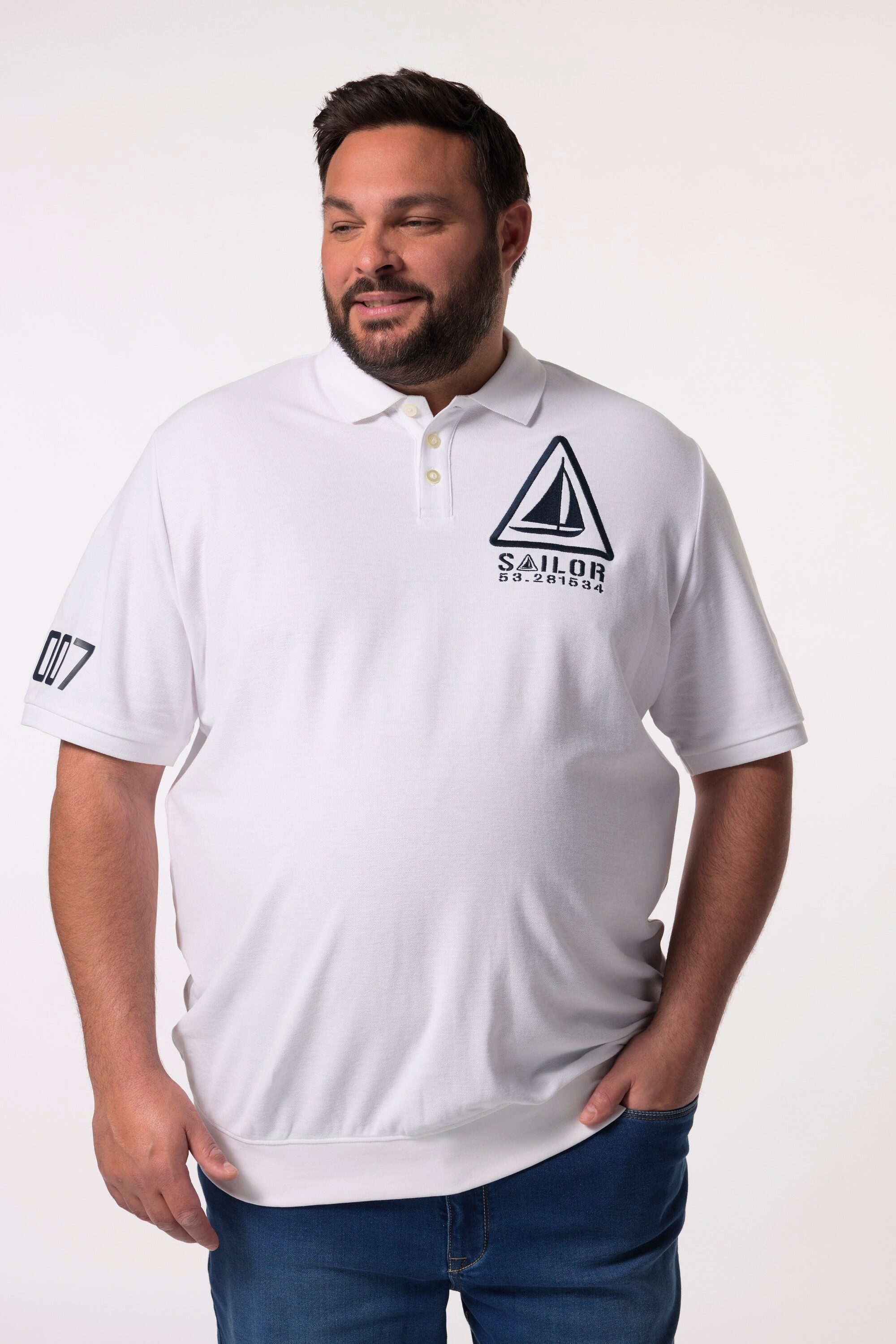 Men Plus Poloshirt Men+ Poloshirt Bauchfit günstig online kaufen
