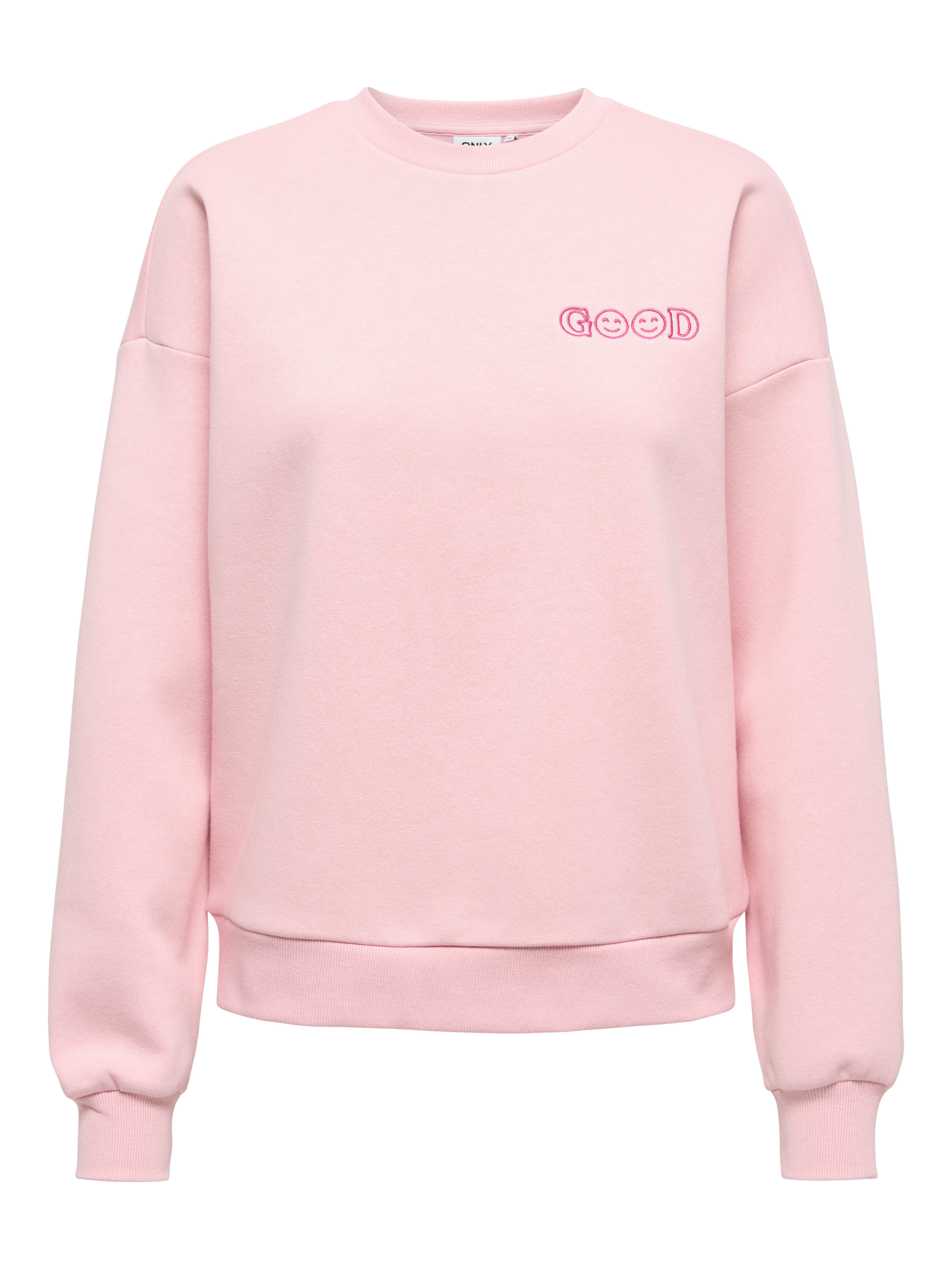 ONLY Sweatshirt ONLDAZE L/S O-NECK TERRY PRINT CS SWT mit Print auf der Vor günstig online kaufen