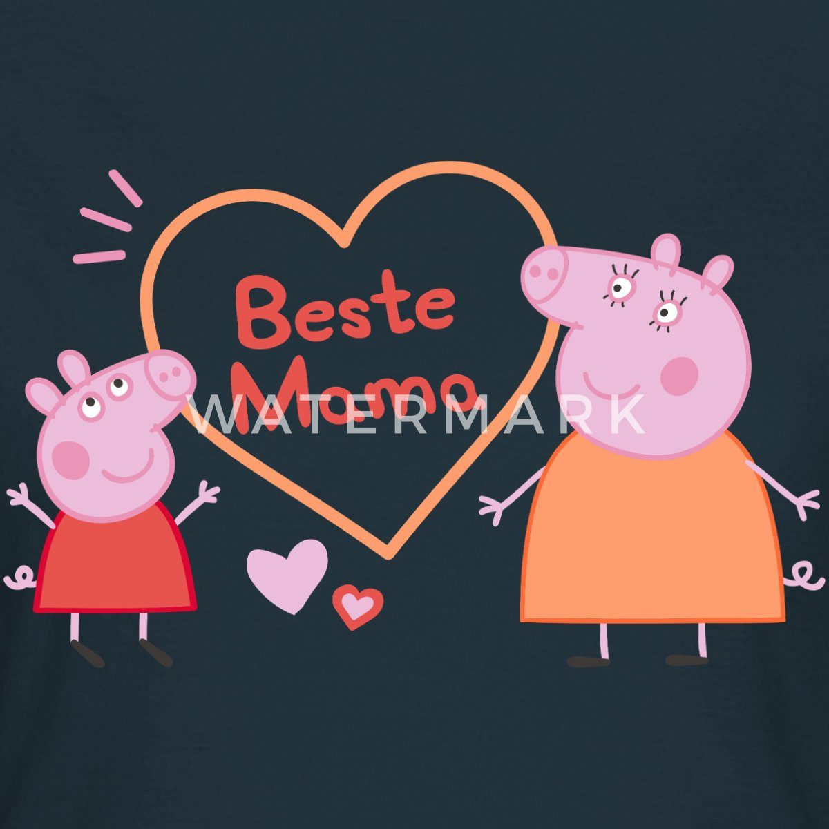 Spreadshirt T-Shirt Peppa Pig Design Beste günstig online kaufen