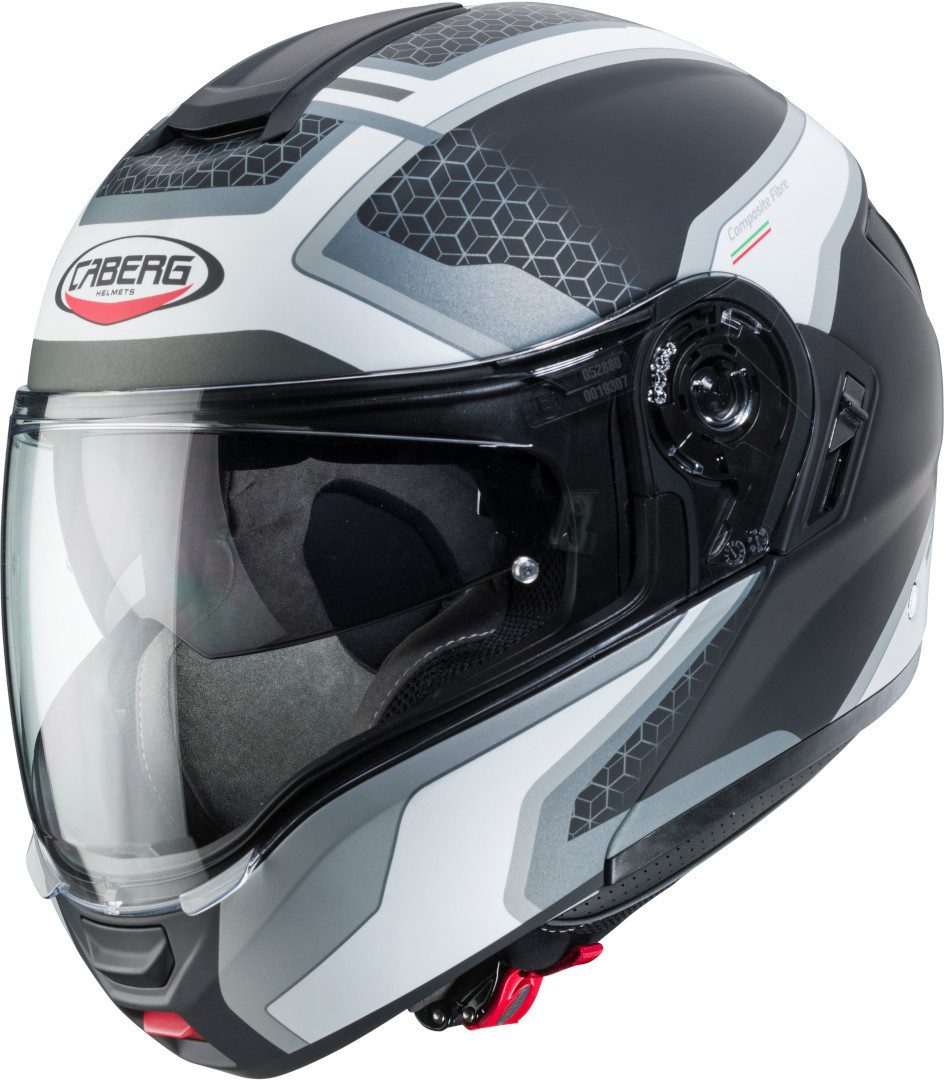 Caberg Motorradhelm Levo Sonar Klapphelm, Bluetooth, Pinlock, Klapphelm, Ratschenverschluss