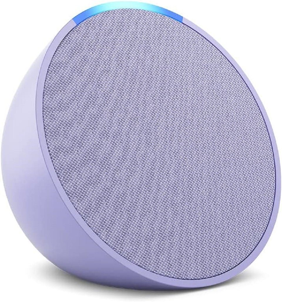 Amazon Echo Pop 2023 WLAN Bluetooth Alexa Multiroom Lautsprecher (WLAN (WiFi), Bluetooth) Lavendel Violett