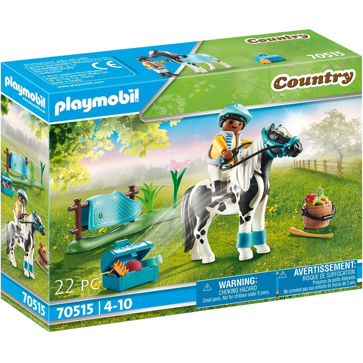 Playmobil® 70515 Country Sammelpony "Lewitzer" Konstruktions-Spielset