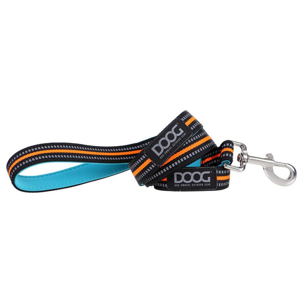 DOOG Hundeleine Neon Leine Lead Beethoven aqua/orange