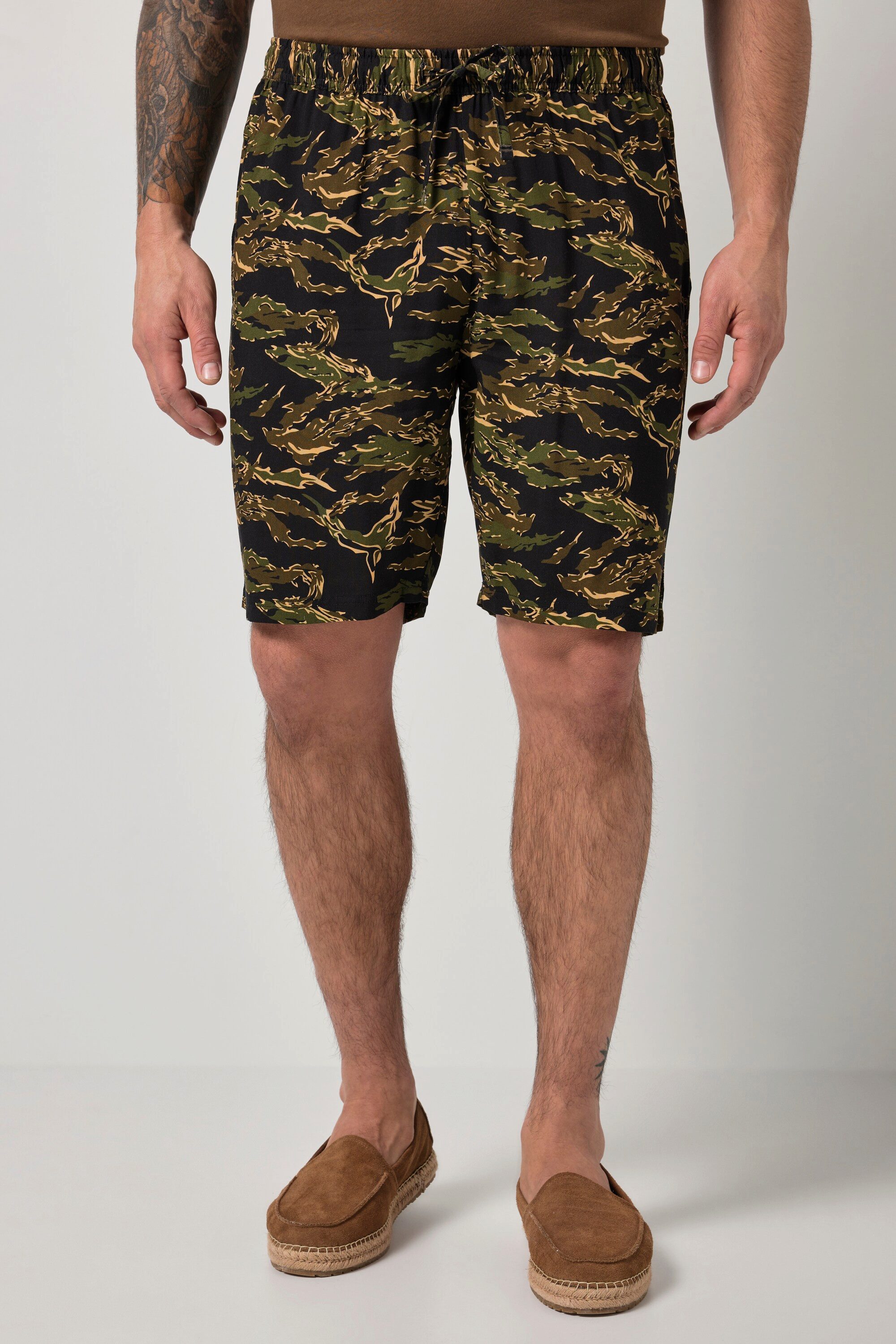 JP1880 Bermudas Bermuda Schlupfbund Viskose Alloverprint bis 8 XL