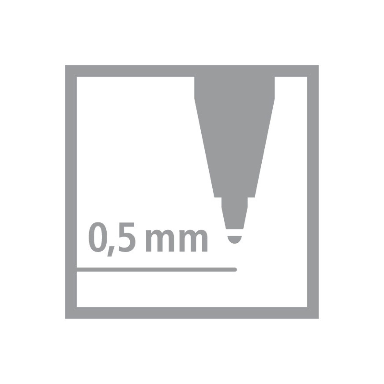 STABILO Hefter STABILO worker+ Tintenroller - 0,5 mm - 4er Etui