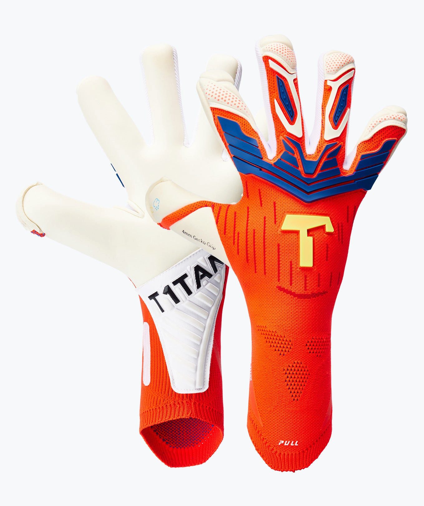 T1TAN Torwarthandschuhe Erwachsene, ALIEN Gravity Red