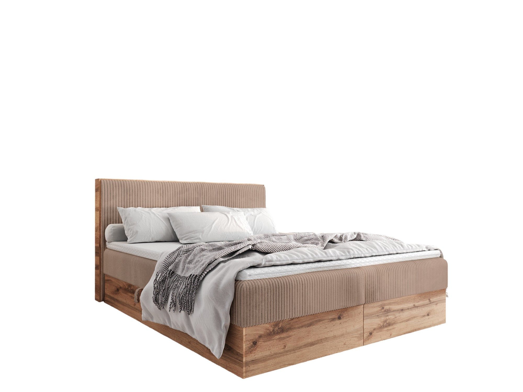 AN-MOEBEL4U Boxspringbett Boxspringbett TESSA in Stoff günstig online kaufen